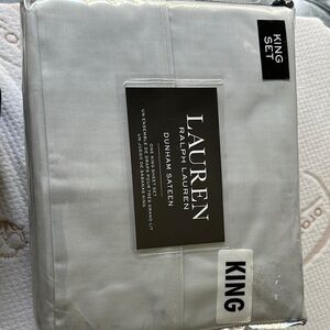 Ralph Lauren  Silver King Sheet Set